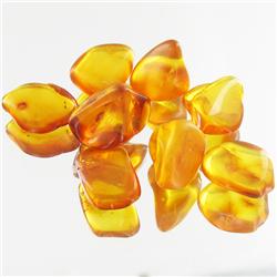 10.82ct Natural Baltic Amber Freeform Cabochon Parcel (GEM-34932)