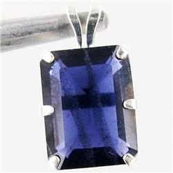 2.81ctw Amethyst Sterling Pendant (JEW-2673)