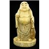 Image 1 : Chinese Handcarved Bone Standing Buddha on Base (CLB-703)