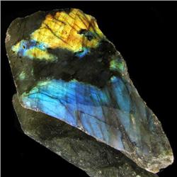 154.2ct Flashy Peacock Color Labradorite Slab (GEM-33664)