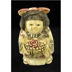 Chinese Handcarved Bone Netsuke (CLB-771)