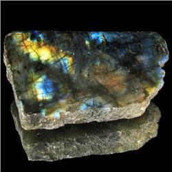 212.3ct Flashy Peacock Color Labradorite Slab (GEM-33636)