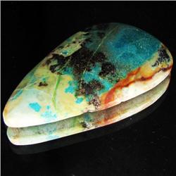 83.17ct Rare Azure Green Agate Cabochon (GEM-33148)