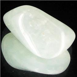 29.25ct Prehnite Freeform Cabochon (GEM-34023)