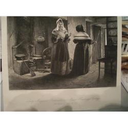 1869 William Douglas Illustration For "Old Mortality" Engraved By John Le Conte