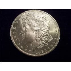 1896-P BU MORGAN SILVER DOLLAR