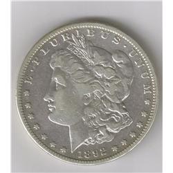 RARE DATE 1892-S EF MORGAN SILVER DOLLAR