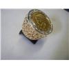 Image 2 : 1908 24K $10 Gold Indian Head Coin and 1 Carat of Diamonds in a 14K Gold Ring