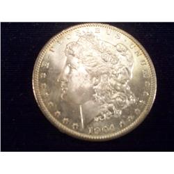 1904-O Brilliant Uncirculated Morgan Silver Dollar