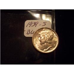 1939-S Silver Mercury Dime BU