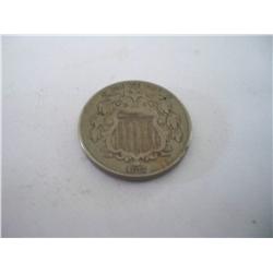RARE 1872 Shield Nickel