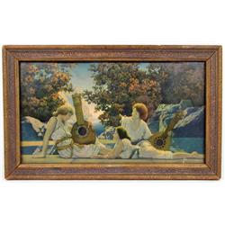 VINTAGE ATKINSON FOX GARDEN OF EDEN PRINT