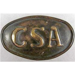 RARE CONFEDERATE STATES ARMY CSA BELT BUCKLE