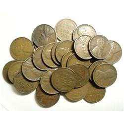 30 1928D Lincoln  pennys  nice VF coins