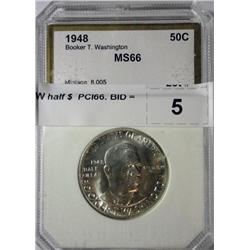 1948 BTW half $  PCI66. BID = $150