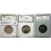 Image 1 : 3 Stone Mountain half $  2 PCI65 1 Numitrust 65. Nice 64 coins