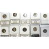 Image 2 : 1955 + 4 common silver quarters in various Gem slabs--plus 5 PCI  73S-2  76S