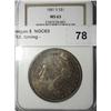 Image 1 : 1881S Morgan $  NGC63  BEAUTIFUL toning