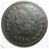 Image 1 : 1811 half cent VG/F with corrosion spots mobverse,but far better than most 1811