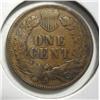Image 2 : 1870 Indian penny  nice color VF/XF