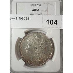 1899 Morgan $  NGC55