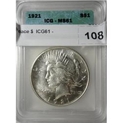 1921 Peace $  ICG61