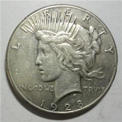 1928  Peace $  VF/XF