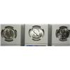 Image 2 : 3 NGC holdered Walker half $ 2 1946;a 63 and a 64 ;also 1945S 64