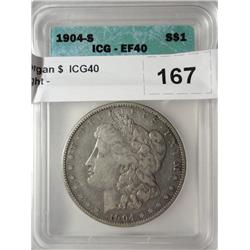 1904S Morgan $  ICG40  graded right
