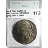 Image 1 : 1927S Peace $  OGH RATTLER PCGS64 heavy toning
