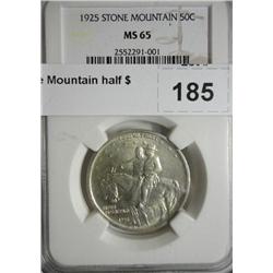 1925 Stone Mountain half $  NGC65
