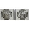 Image 2 : 2  1887 Morgan $  NGC63PL and 62PL