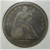 Image 1 : 1872 Seated $  Fine.  Reverse is solid VF
