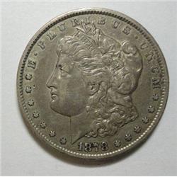 A very nice original undipped 1878CC Morgan $  XF
