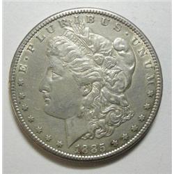 1885S Morgan $   undipped nice XF/AU