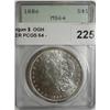 Image 1 : 1886 Morgan $  OGH "RATTLER PCGS 64