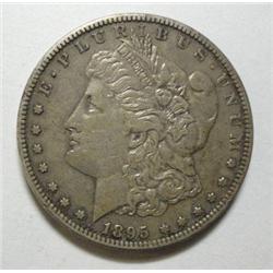 1895S Morgan $  XF coin but cleaned long ago
