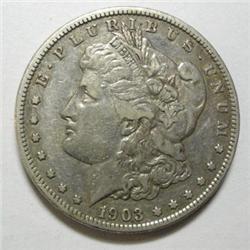 1903S Morgan $   VF/XF  closer to XF
