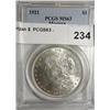 Image 1 : 1921 Morgan $  PCGS63
