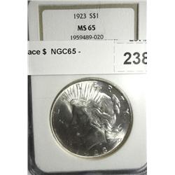 1923 Peace $  NGC65