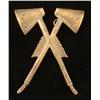 Image 1 : Indian Wars Native American Tomahawk US Uniform Badge