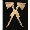 Image 2 : Indian Wars Native American Tomahawk US Uniform Badge