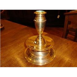 Antique French brass candlestick Early 1900's