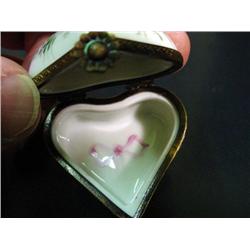 Authentic Heart Limoges box signed by artist
