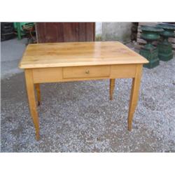 French Farm table with one drawer circa 1850