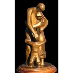 Me Too by Natalie Krol-Bronze Sculpture