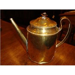 Old French brass pot late 1800's