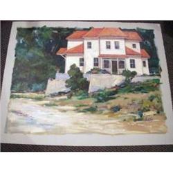 The Villa Original Acrylic By Baker