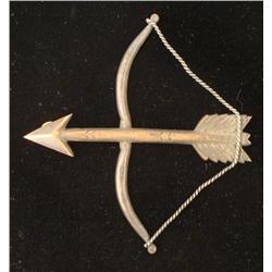 Indian Wars Native American Bow & Arrow Uniform Badge