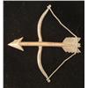 Image 1 : Indian Wars Native American Bow & Arrow Uniform Badge